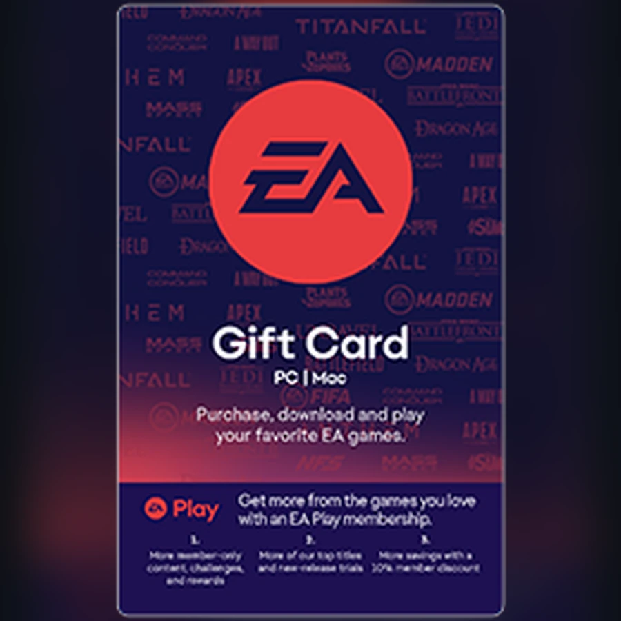 EA USA Gift Card cover art