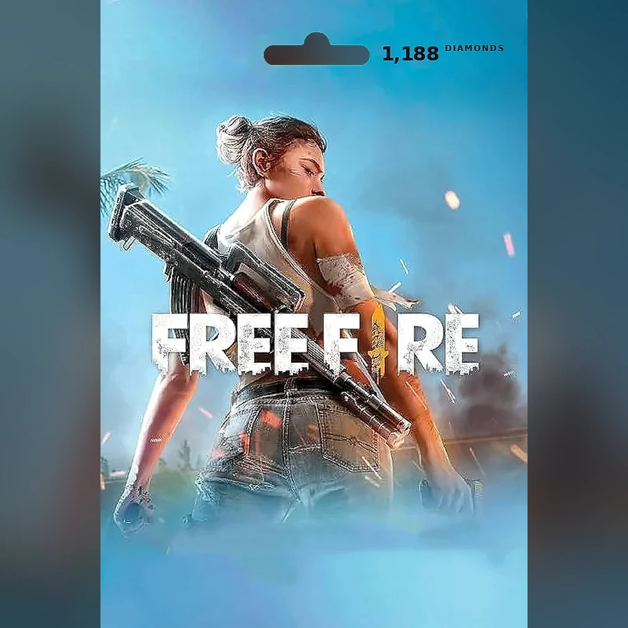 Free fire garena Garena Free Fire 1188 Diamonds cover art