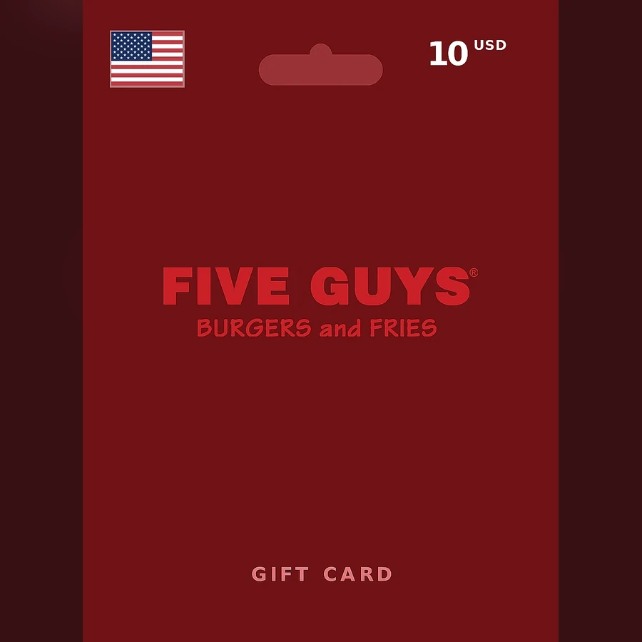 Five Guys Gift Card cover art