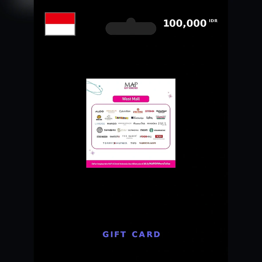 MAP Retailer Gift Card cover art