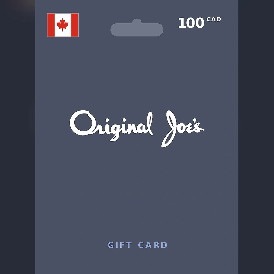 Original Joe s Gift Card cover art