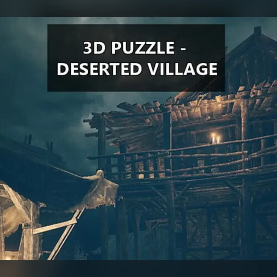 3D PUZZLE - Deserted Village cover art