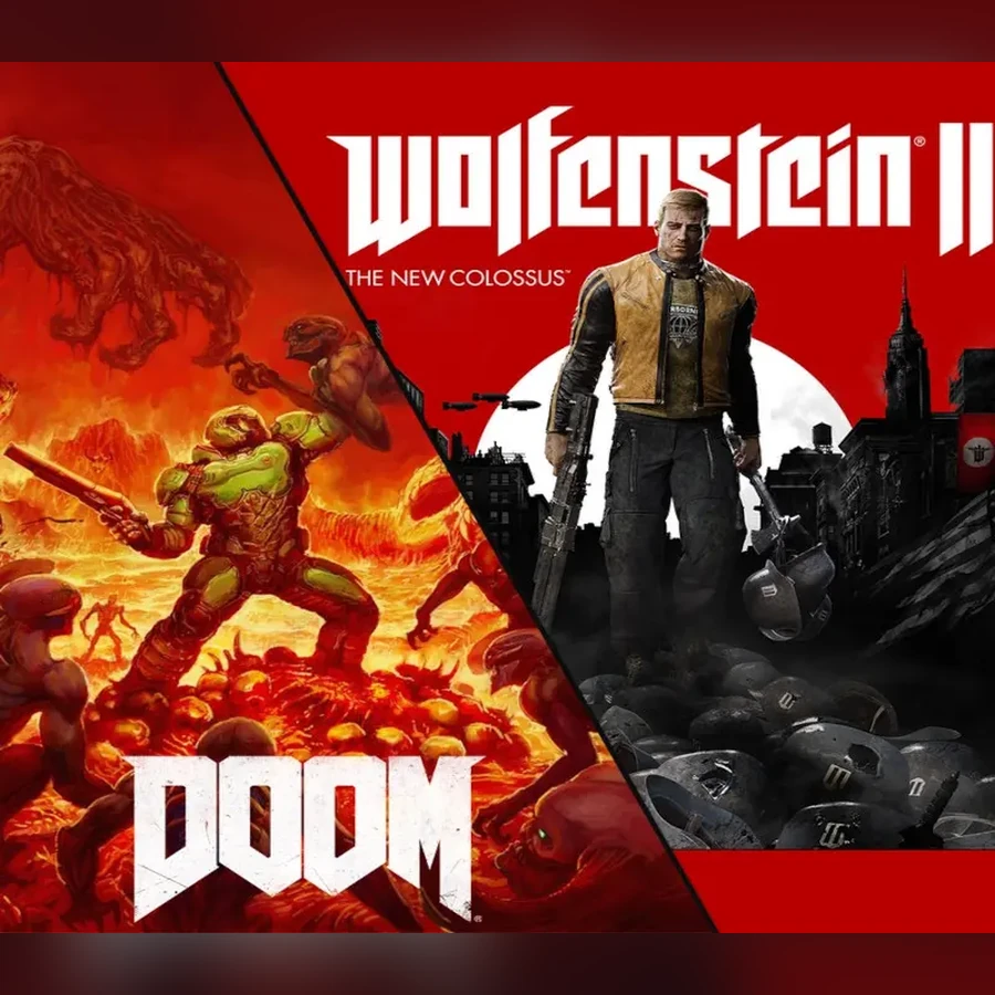 DOOM and Wolfenstein II Bundle cover art