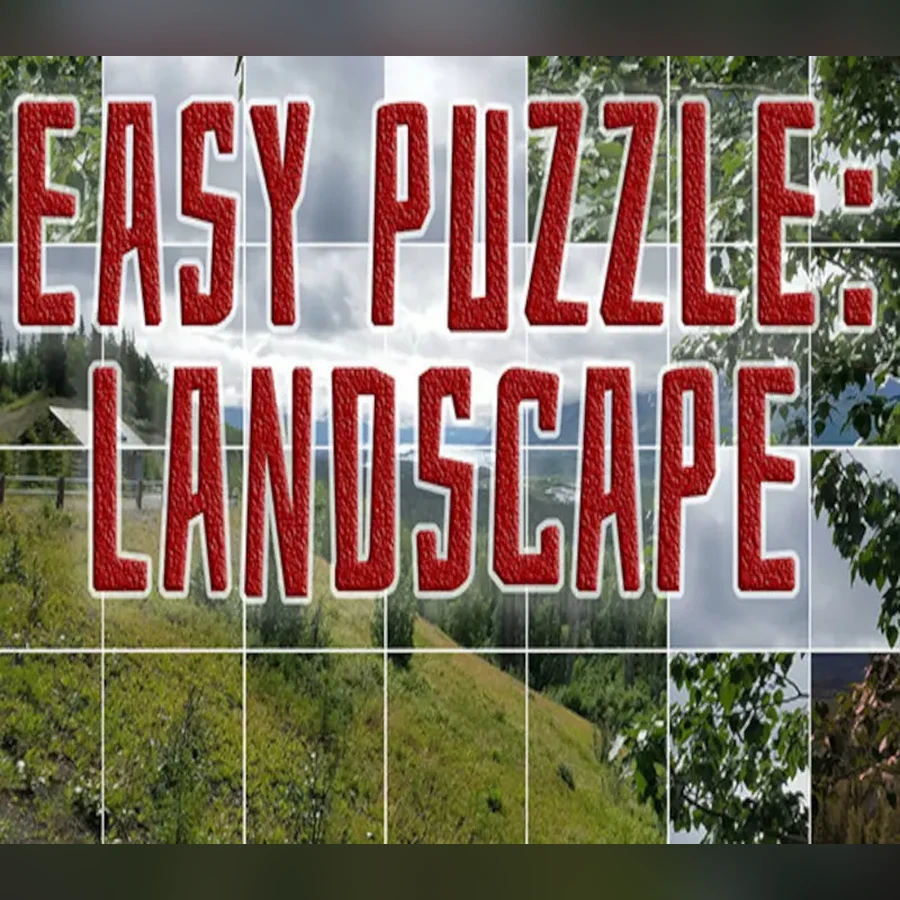 Easy puzzle: Landscape cover art