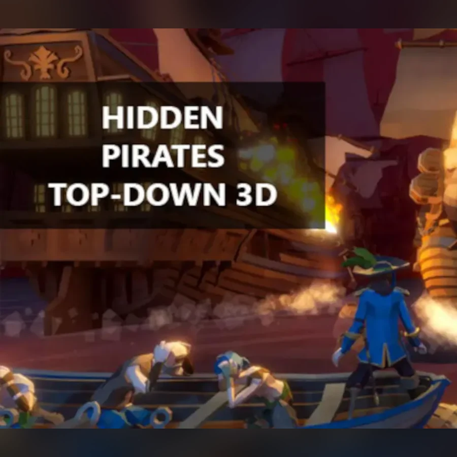 Hidden Pirates Top-Down 3D cover art