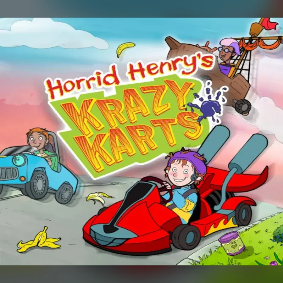 Horrid Henry's Krazy Karts cover art