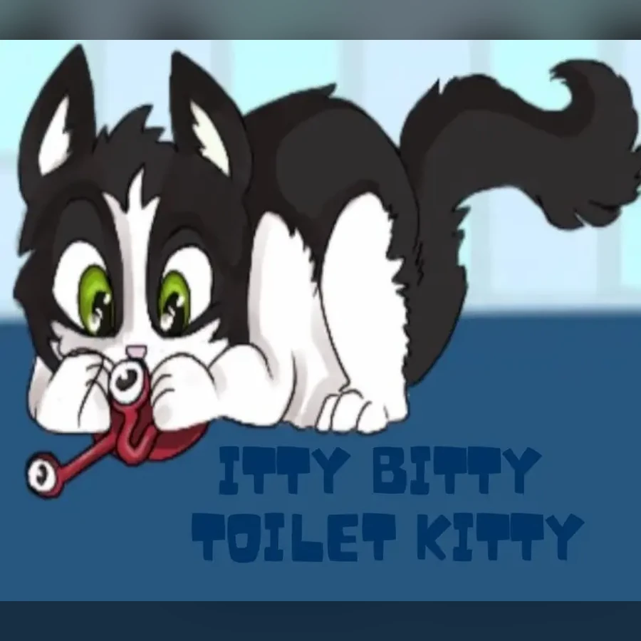 Itty Bitty Toilet Kitty cover art