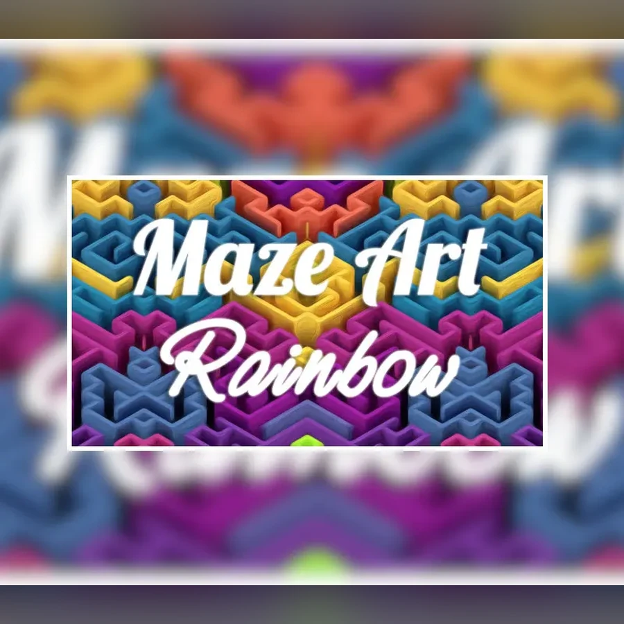 Maze Art: Rainbow cover art