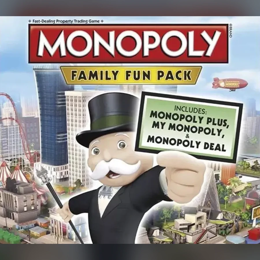 MONOPOLY FAMILY FUN PACK cover art