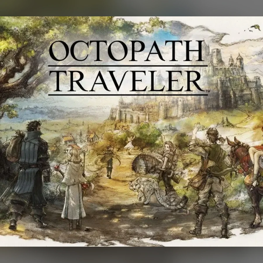 Octopath Traveler cover art