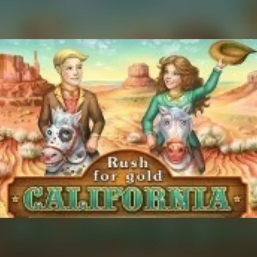 Rush for gold: California cover art