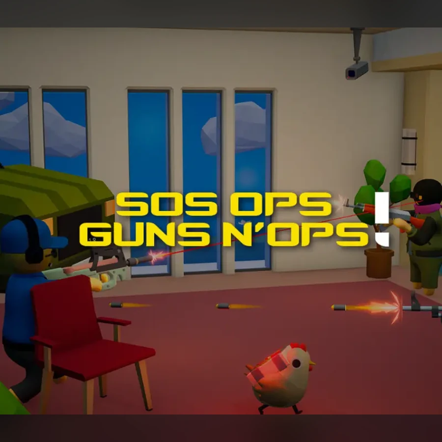 SOS OPS! - GUNS N' OPS cover art