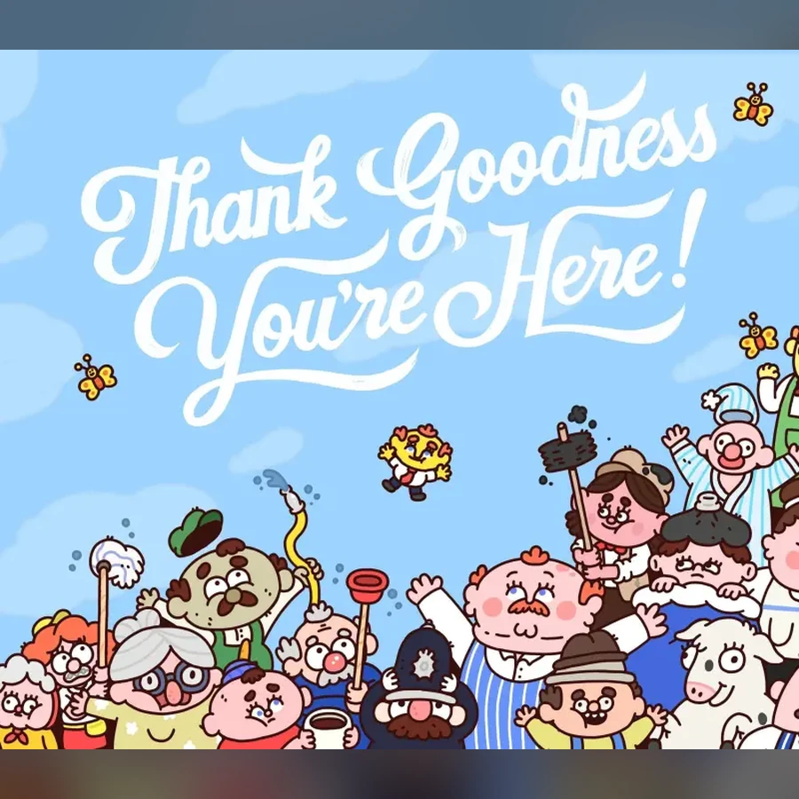 Thank Goodness You're Here! cover art