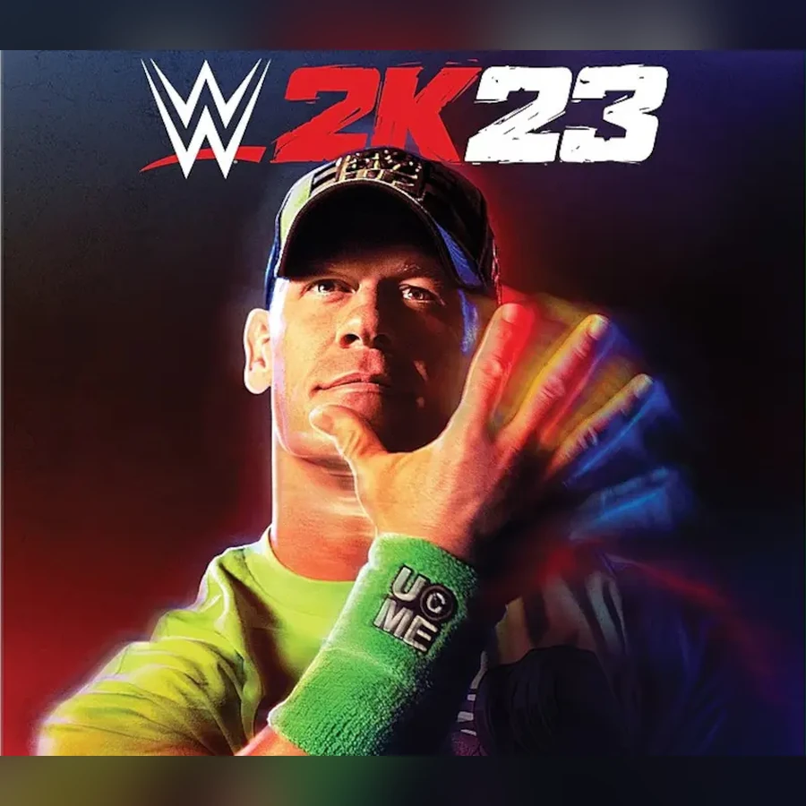 WWE 2K23 cover art
