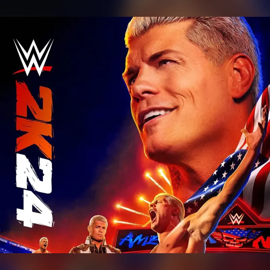 WWE 2K24 cover art