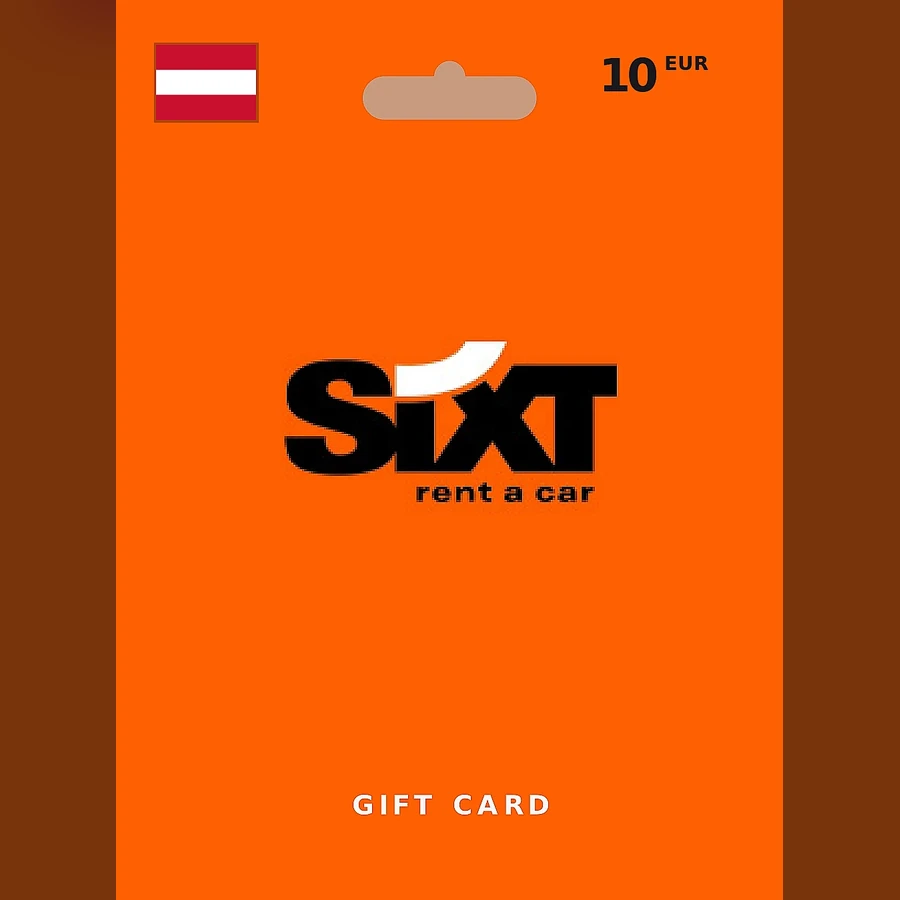 Sixt Rent a Car Gift Card cover art