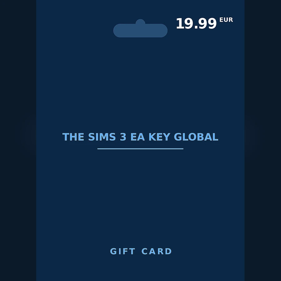 The Sims 3 EA Key Global Gift Card cover art
