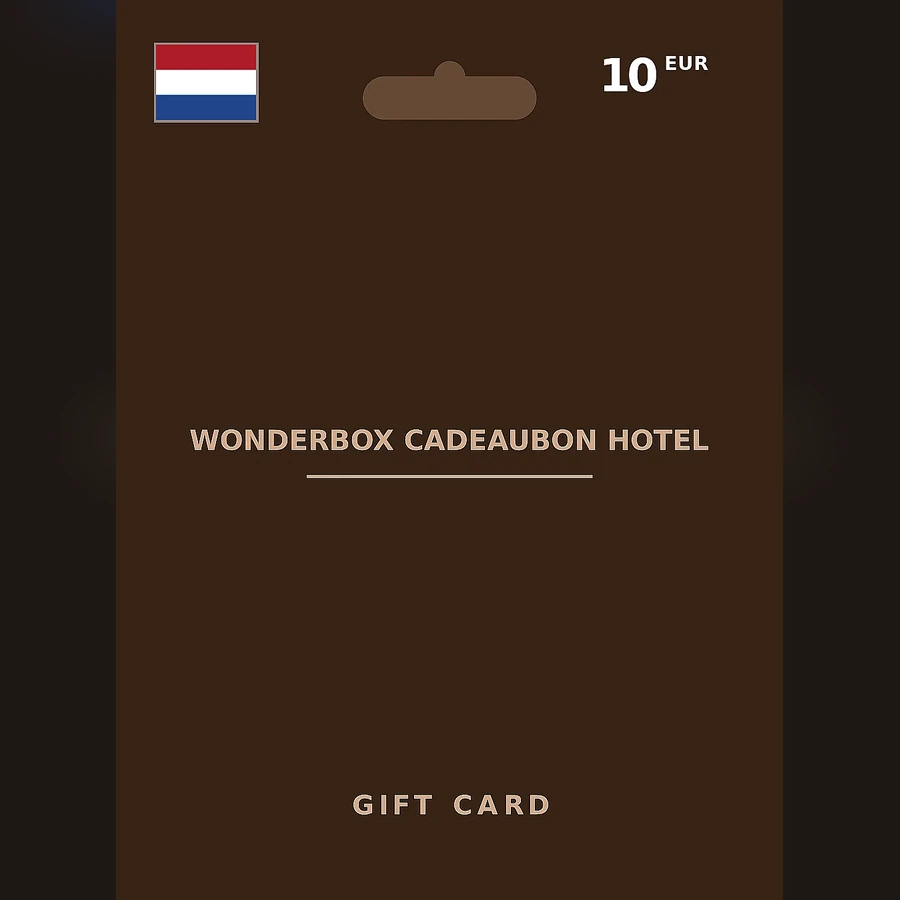 Wonderbox cadeaubon Hotel Gift Card cover art
